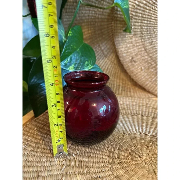 Vase 4” Red Bulb - Picture 2 of 7